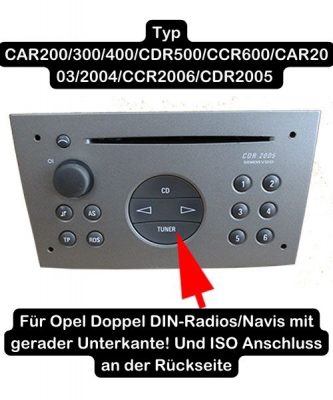 1 DIN Radio Einbauset Für Opel Vivaro 2001-2010 - Komplettset Mit Blende & Adapterkabeln