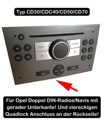 Façade Autoradio Argent Pour OPEL TIGRA (2003-2009) - Réf. 2143A-TIGRA - Neuf En Emballage